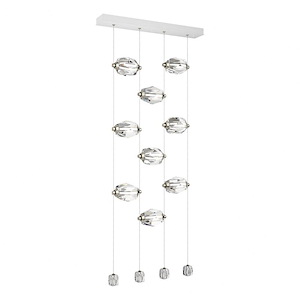 Gatsby - 18W 6 LED Pendant In Contemporary Style-30 Inches Tall and 4.5 Inches Wide