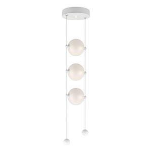 Abacus - 9W 3 LED Pendant In Contemporary Style-22 Inches Tall and 8.8 Inches Wide - 1291271