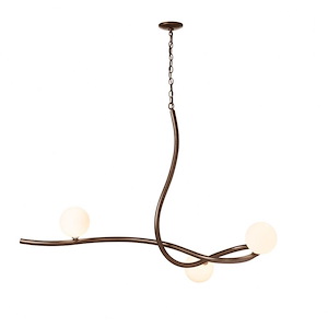Slide - 3 Light Pendant In Contemporary Style-32.9 Inches Tall and 22.5 Inches Wide - 1045624