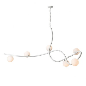 Slide - 6 Light Pendant In Contemporary Style-41.2 Inches Tall and 69.2 Inches Wide - 1301940