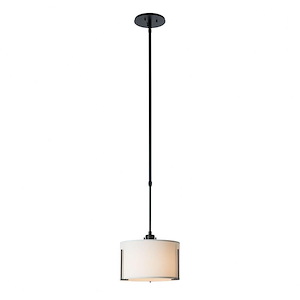 Exos - 1 Light Small Single Shade Pendant In Contemporary Style-8.6 Inches Tall and 11.6 Inches Wide