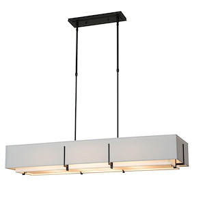 Exos - 4 Light Pendant In Contemporary Style-7.3 Inches Tall and 14.6 Inches Wide