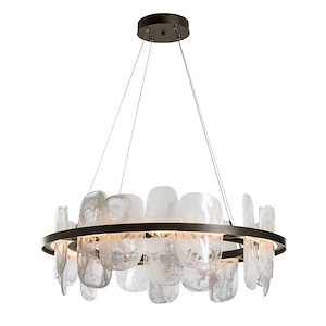 Vitre - 60W 1 LED Pendant In Contemporary Style-15.7 Inches Tall and 38 Inches Wide