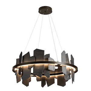 Ardesia - 60W 1 LED Pendant In Contemporary Style-16.4 Inches Tall and 38 Inches Wide - 1275558
