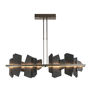 Ardesia - 57W 1 LED Linear Pendant In Contemporary Style-16.4 Inches Tall and 5.3 Inches Wide