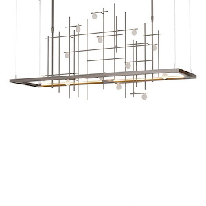 Four Seasons - 48W 1 LED Pendant In Contemporary Style-28.3 Inches Tall and 15.8 Inches Wide - 1275500