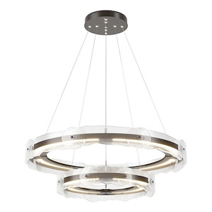 Solstice - 50W 1 LED Pendant In Contemporary Style-10.7 Inches Tall and 36.6 Inches Wide - 1275541
