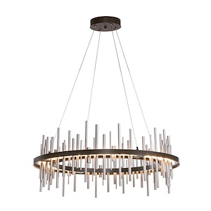 Cityscape - 60W 1 LED Pendant In Contemporary Style-15.5 Inches Tall and 38 Inches Wide - 1275546