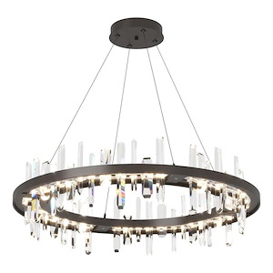 Solitude - 60W 1 LED Pendant In Contemporary Style-10.6 Inches Tall and 38 Inches Wide - 1275547