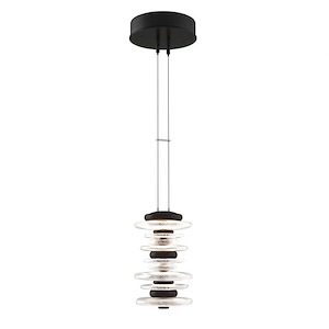 Cairn - 13W 1 LED Large Pendant In Contemporary Style-10 Inches Tall and 6 Inches Wide - 1275573