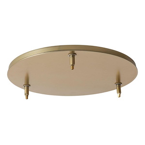 Accessory - 3 Light Round Canopy-3.2 Inch Tall and 20 Inch Wide - 1393561