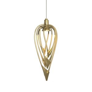 Amulet - 1 Light Mini Pendant In Contemporary Style-18.2 Inches Tall and 5.5 Inches Wide - 1275617