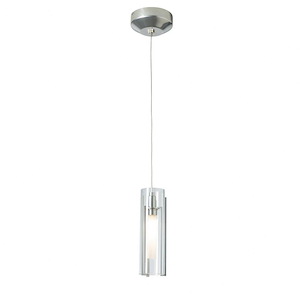Exos - 1 Light Mini Pendant In Contemporary Style-10.3 Inches Tall and 3.46 Inches Wide
