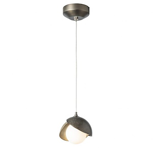 Brooklyn - 1 Light Mini Pendant In Contemporary Style-6.5 Inches Tall and 6 Inches Wide