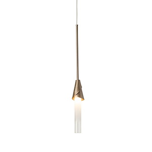 Lilium - 1 Light Mini Pendant-19.4 Inch Tall and 2.3 Inch Wide - 1399050