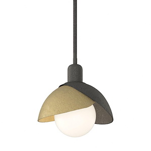 Brooklyn - 1 Light Double Shade Low Voltage Mini Pendant In Contemporary Style-7.6 Inches Tall and 9.4 Inches Wide - 1291326