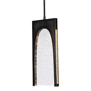 Cypress - 6W 1 LED Pendant-18.9 Inches Tall and 8 Inches Wide