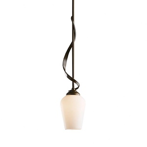 Flora - 1 Light Mini Pendant In Traditional Style-25.3 Inches Tall and 3.9 Inches Wide