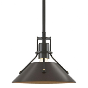 Henry - 1 Light Mini Pendant In Industrial Style-7.3 Inches Tall and 9.2 Inches Wide