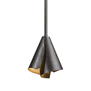 Mobius - 1 Light Mini Pendant In Contemporary Style-6.5 Inches Tall and 5 Inches Wide