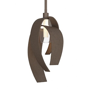 Corona - 1 Light Large Mini Pendant In Contemporary Style-14.5 Inches Tall and 5 Inches Wide