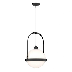 Atlas - 1 Light Mini Pendant In Industrial Style-27.2 Inches Tall and 13.4 Inches Wide
