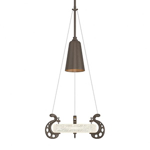 Lens - 1 Light Mini Pendant In Contemporary Style-24.3 Inches Tall and 12.2 Inches Wide