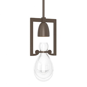 New Traditional - 1 Light Mini Pendant In Traditional Style-14 Inches Tall and 4.5 Inches Wide - 1275594