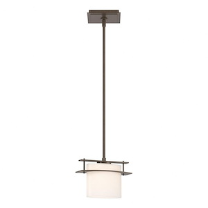 Ellipse - 1 Light Mini Pendant-6.3 Inches Tall and 3.6 Inches Wide