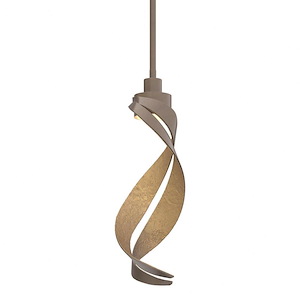 Folio - 1 Light Mini Pendant In Contemporary Style-16.2 Inches Tall and 5.7 Inches Wide