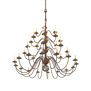 Ball Basket - 36 Light 4-Tier Chandelier In Traditional Style-71.38 Inches Tall and 72 Inches Wide - 1045744