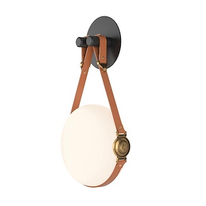 Derby - 8W 1 LED Wall Sconce with Branded Plate -20.7 Inches Tall and 10.9 Inches Wide - 1045760