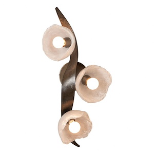 Mika - 3 Light Large Wall Sconce-11.1 Inches Tall and 24 Inches Wide - 1337166
