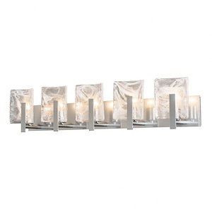 Arc - 5 Light Wall Sconce In Contemporary Style-8.1 Inches Tall and 37 Inches Wide - 1275631