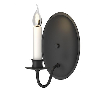 Simple Lines - 1 Light Wall Sconce In Traditional Style-9.5 Inches Tall and 5.75 Inches Wide - 529236