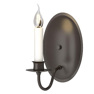 Simple Lines - 1 Light Wall Sconce In Traditional Style-9.5 Inches Tall and 5.75 Inches Wide
