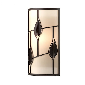 Alison&#39;s Leaves - 1 Light Wall Sconce-15.2 Inches Tall and 7.5 Inches Wide