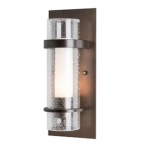 Banded - 1 Light Wall Sconce-12 Inches Tall and 5 Inches Wide