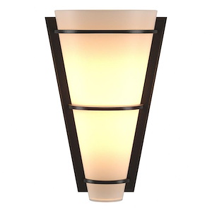 Half Cone - 1 Light Wall Sconce-10 Inches Tall and 6.5 Inches Wide - 1275682
