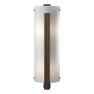 Forged Vertical Bar - 2 Light Large Wall Sconce