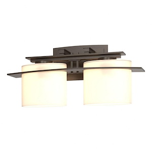 Ellipse - 2 Light Wall Sconce-7.9 Inches Tall and 17.1 Inches Wide