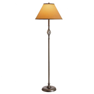 Twist Basket - 1 Light Floor Lamp In Traditional Style-54.75 Inches Tall and 10 Inches Wide - 1045891