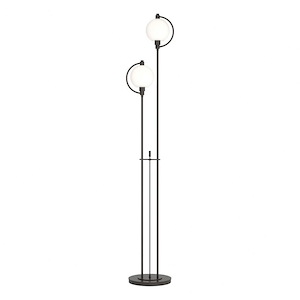 Pluto - 2 Light Floor Lamp In Contemporary Style-68.1 Inches Tall and 12.4 Inches Wide - 1275879