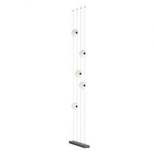 Abacus - 75W 5 LED Pendant In Contemporary Style-30 Inches Tall and 5.5 Inches Wide