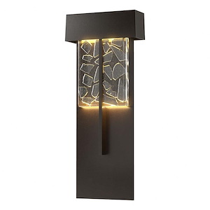 Shard - 15W 1 LED Outdoor Wall Sconce In Contemporary Style-20.9 Inches Tall and 8.6 Inches Wide