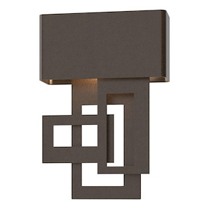 Collage - 11W 1 LED Small Outdoor Wall Sconce In Contemporary Style-13.8 Inches Tall and 9.5 Inches Wide - 1275883