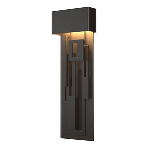 Collage - 15W 1 LED Large Outdoor Wall Sconce In Contemporary Style-27.1 Inches Tall and 9.5 Inches Wide