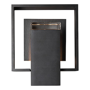 Shadow Box - 1 Light Outdoor Wall Sconce-8.5 Inches Tall and 7 Inches Wide