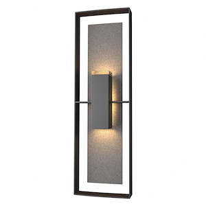Shadow Box - 2 Light Outdoor Wall Sconce In Contemporary Style-34 Inches Tall and 10 Inches Wide - 1045947