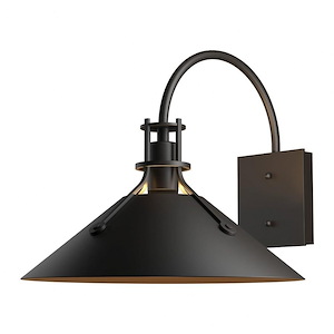 Henry - 1 Light Large Outdoor Wall Sconce In Industrial Style-12.8 Inches Tall and 14.4 Inches Wide - 1275925